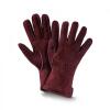 Fellhof Fingerhandschuhe Leder-Handschuh 6,5-8 bordeaux Premium Damen