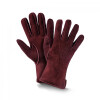 Fellhof Fingerhandschuhe Leder-Handschuh 8 bordeaux Premium Damen