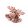 Kuscheltier Schmusetier Stofftier Plüschtier sitzender Elch 20cm braun