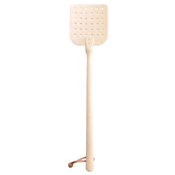 Redecker Leder-Fliegenklatsche Fliegen-Patscher BIO Holzgriff robust