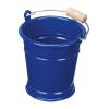 Redecker Puppen-Eimer Metall blau Ø 5,5cm 6cm Spielzeug Puppenhaus
