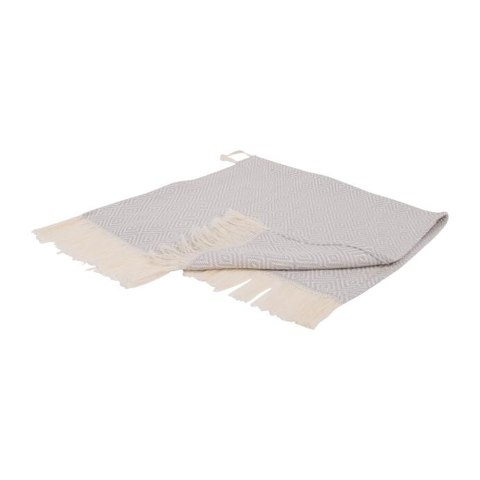 Redecker Küchenhandtuch Geschirrtuch Haushaltstuch 100% Baumwolle grau