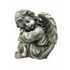 Engel Mädchen Kopf Línks Gartenfigur Engelsfigur handbemalt Polyresin Deko Geschenkidee