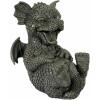 Gartendrache Gigl Gartenfigur Drachenfigur handbemalt Deko Geschenkidee