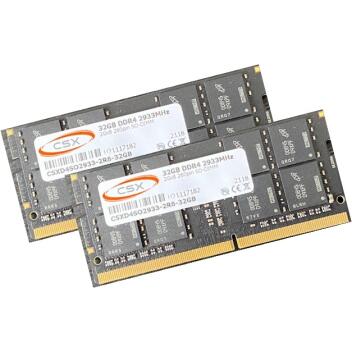 64GB 2x32GB RAM Hauptspeicher Laptop 2933MHz DDR4...