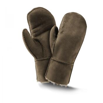 Fellhof Fäustlinge Handschuhe Lammfell Leder 6-11...