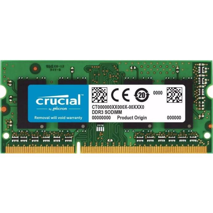 4GB DDR3 Crucial Ram Arbeitsspeicher Ram Speicher 1333Mhz CT102464BF106B 204pin