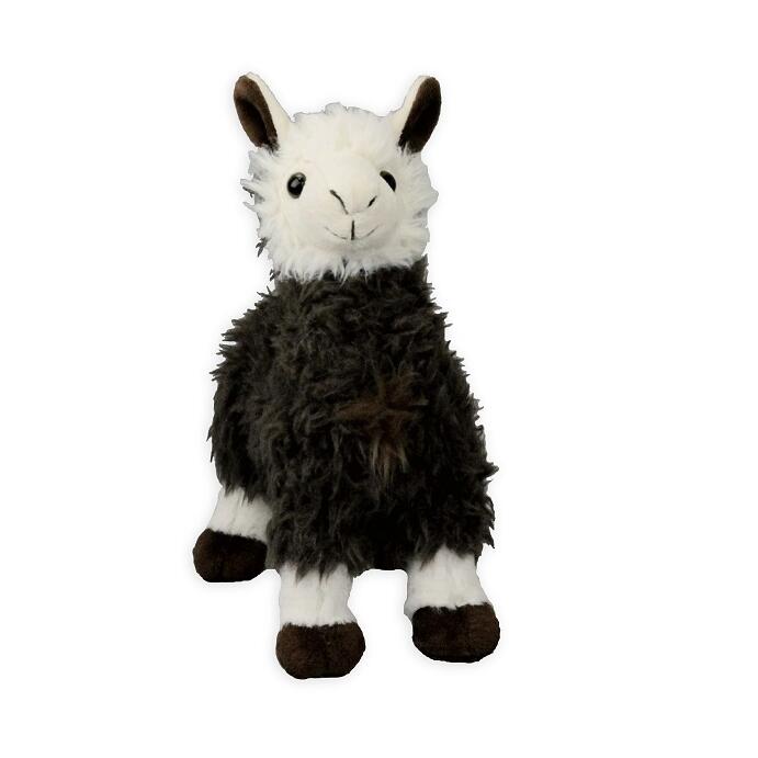 Lama Stofftier Kuscheltier Schmusetier Knuddelte 30 cm braun/weiß