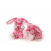 Hase pink liegend Stofftier Kuscheltier Plüschtier Schmusetier 14 cm