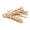 Redecker Holzwäscheklammern Jumbo gewachstes Buchenholz 9 cm