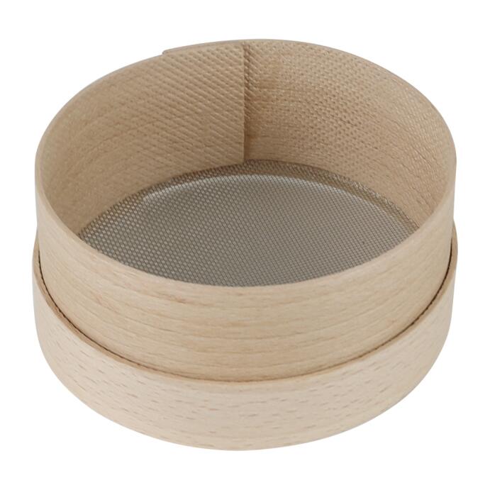 Redecker Puderzuckersieb Handsieb feinmaschiges Sieb Streuer Holz