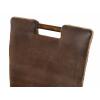 Rattanstuhl Esszimmer Stuhl Bilbao Griff vollgepolstert prairie brown