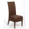 Rattanstühle 4er-Set Antonio Polsterstühle braun Wildlederoptik cogna