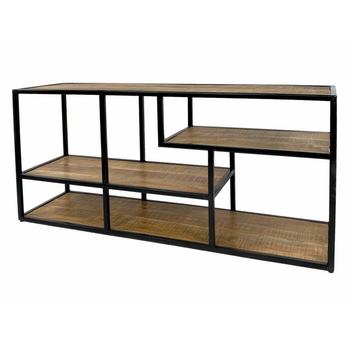 Standregal Raumteiler Bücher Regal Medienregal Bücherbord 130x60x36cm