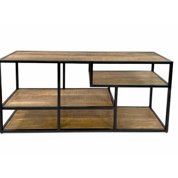 Standregal Raumteiler Bücher Regal Medienregal Bücherbord 130x60x36cm