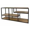 Standregal Raumteiler Bücher Regal Medienregal Bücherbord 130x60x36cm