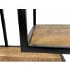 Standregal Raumteiler Bücher Regal Medienregal Bücherbord 130x60x36cm