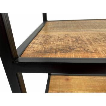 Bücherregal Stand Regal Bücherbord 40x180x40 cm mit Schubladen
