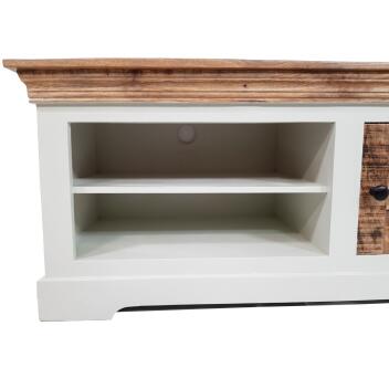 TV Lowboard TV Schrank B 114 H 45 cm Massivholz...
