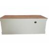 TV Lowboard TV Schrank B 114 H 45 cm Massivholz Fernsehschrank Ibiza
