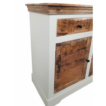 Sideboard Anrichte B 140 H 90 cm Kommode 3türig Ibiza Massivholz