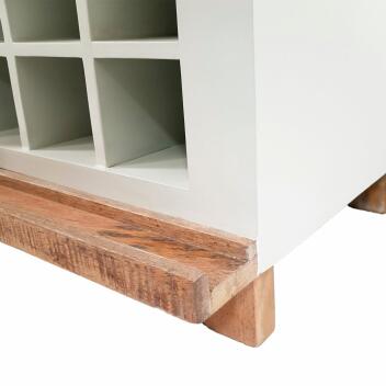 Barschrank B 72 H 80 cm Weinregal Wein Schrank Hausbar Weinbar