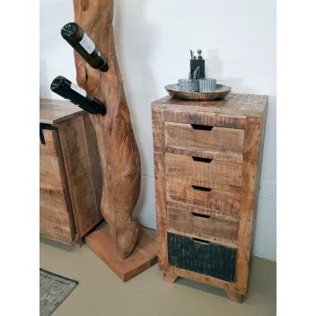 Schubladen Kommode B 40 H 92 cm Schubkastenturm Anrichte Sideboard