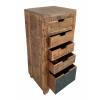 Schubladen Kommode B 40 H 92 cm Schubkastenturm Anrichte Sideboard