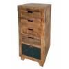 Schubladen Kommode B 40 H 92 cm Schubkastenturm Anrichte Sideboard