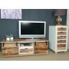 TV Schrank Massivholz B 125 H 45 cm TV Lowboard Fernsehschrank