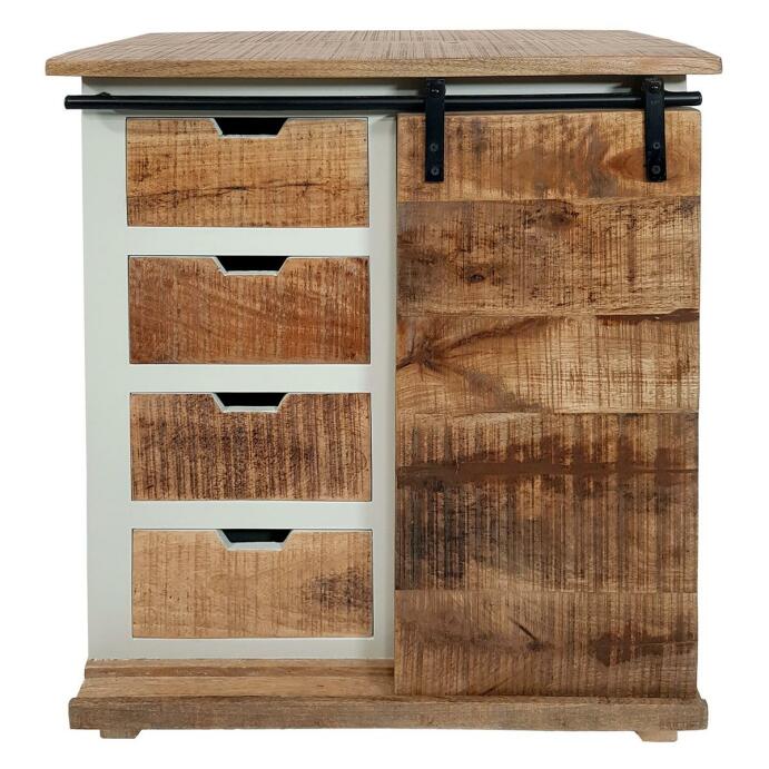 Schubladen Kommode Anrichte Sideboard B 72 H 80 cm California weiß