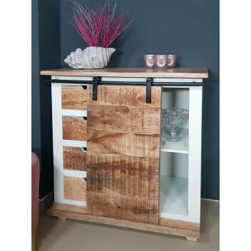 Schubladen Kommode Anrichte Sideboard B 72 H 80 cm California weiß