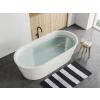 Badematte Set 2er groß 80x50 Baumwolle Badezimmerteppich Chindi