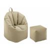 Sitzsessel Set Sitzsack Relaxsessel mit Hocker Big Bamba formstabil