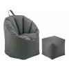 Sitzsessel Set Sitzsack Relaxsessel mit Hocker Big Bamba formstabil