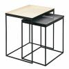 Beistelltisch 2er Set Satztisch Dekotisch Sofatisch Copenhagen Emaille