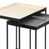 Beistelltisch 2er Set Satztisch Dekotisch Sofatisch Copenhagen Emaille