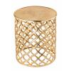Dekotisch Beistelltisch Kairo silber o. gold Aluminium Orientalisch