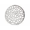 Beistelltisch Metall Dekotisch Agadir silber o. gold Korallen-Design