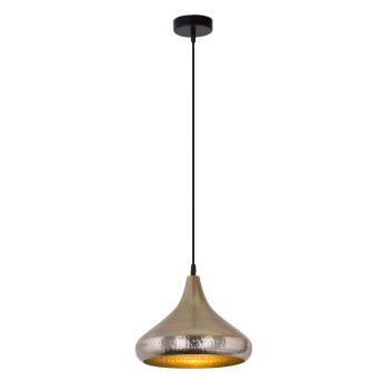 Hängelampe Pendelleuchte Metall Hängeleuchte Tropfenform gold/silber