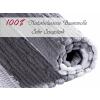 Badematte Set 2er groß 80x50 Baumwolle Badezimmerteppich weiß-grau
