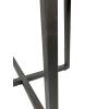 Couchtisch rund 60cm Cannes Beistelltisch Metall-Gestell weiß gekälkt