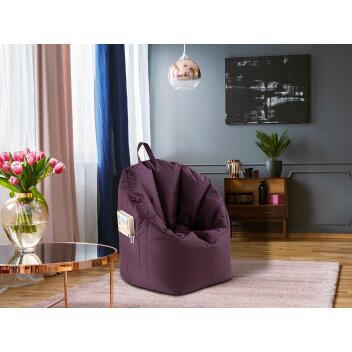 Sitzsessel Sitzsack Garten Sessel outdoor sehr formstabil bordeaux