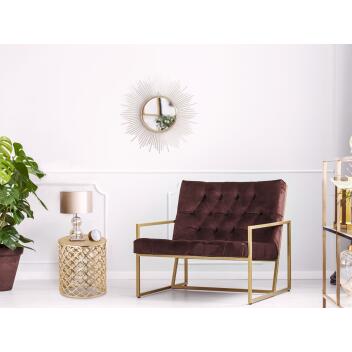 Dekotisch Beistelltisch Kairo Aluminium Orientalisch Metall gold