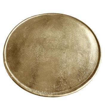 Dekotisch Beistelltisch Kairo Aluminium Orientalisch Metall gold