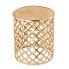 Dekotisch Beistelltisch Kairo Aluminium Orientalisch Metall gold