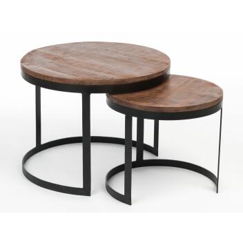 Couchtisch 2er Set Beistelltisch Wohnzimmertisch Austin bassano