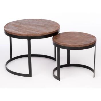 Couchtisch 2er Set Beistelltisch Wohnzimmertisch Austin bassano