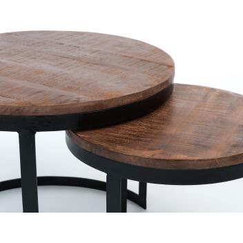 Couchtisch 2er Set Beistelltisch Wohnzimmertisch Austin bassano