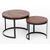 Couchtisch 2er Set Beistelltisch Wohnzimmertisch Austin bassano